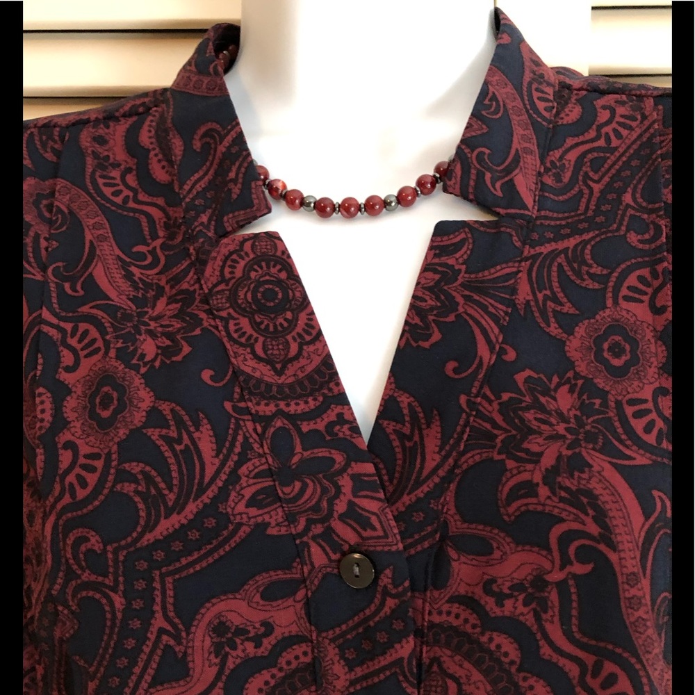 212 COLLECTION BEAUTIFUL SHT SLEEVE BUTTON DOWN LG